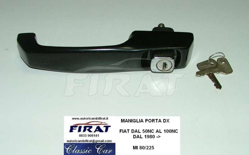 MANIGLIA PORTA FIAT 50NC 100NC DX - Clicca l'immagine per chiudere